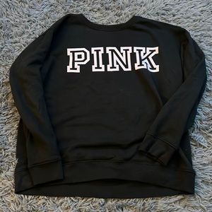 Pink/Victoria’s Secret black sweater